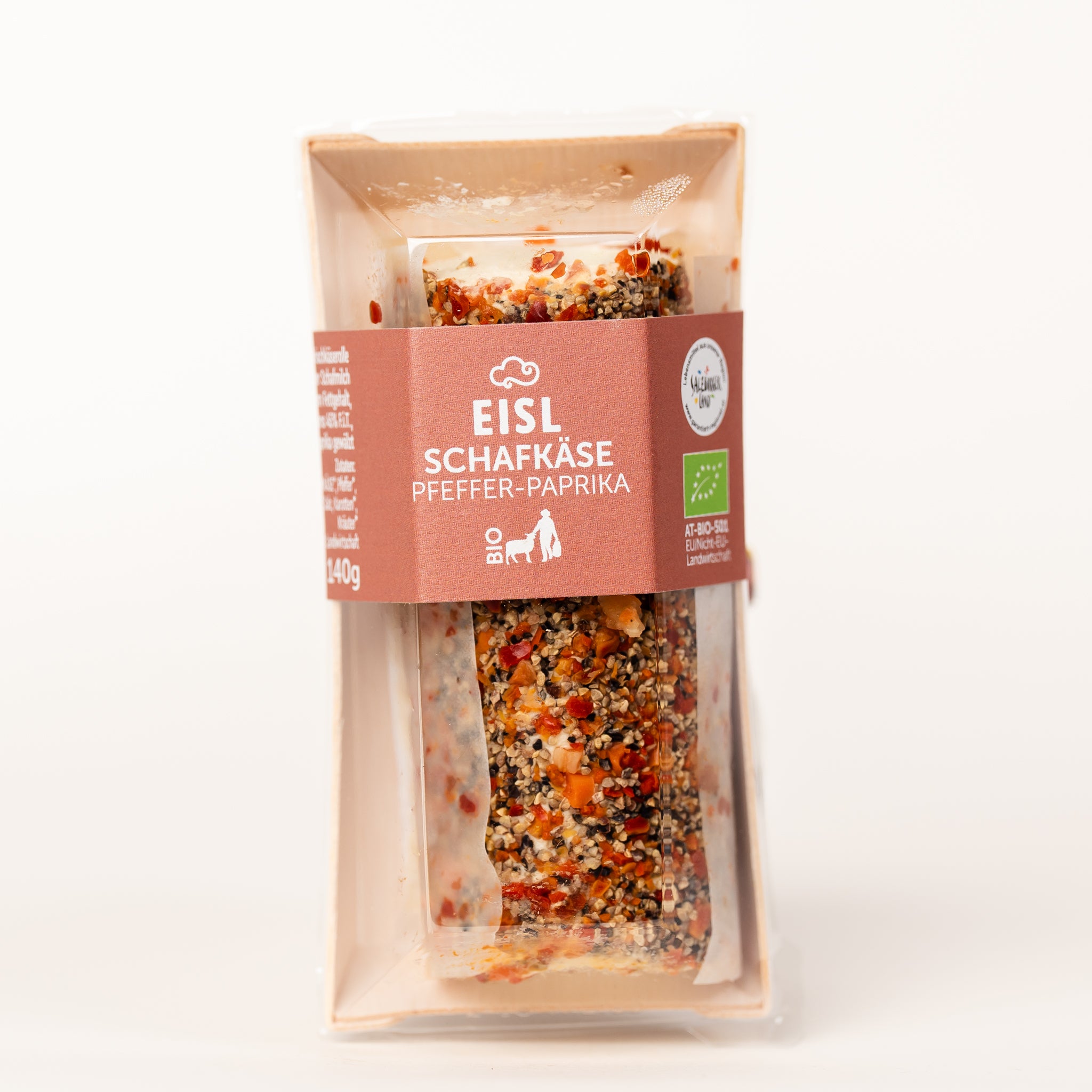 Bio-Schafkäserolle mit Pfeffer & Paprika 140g
