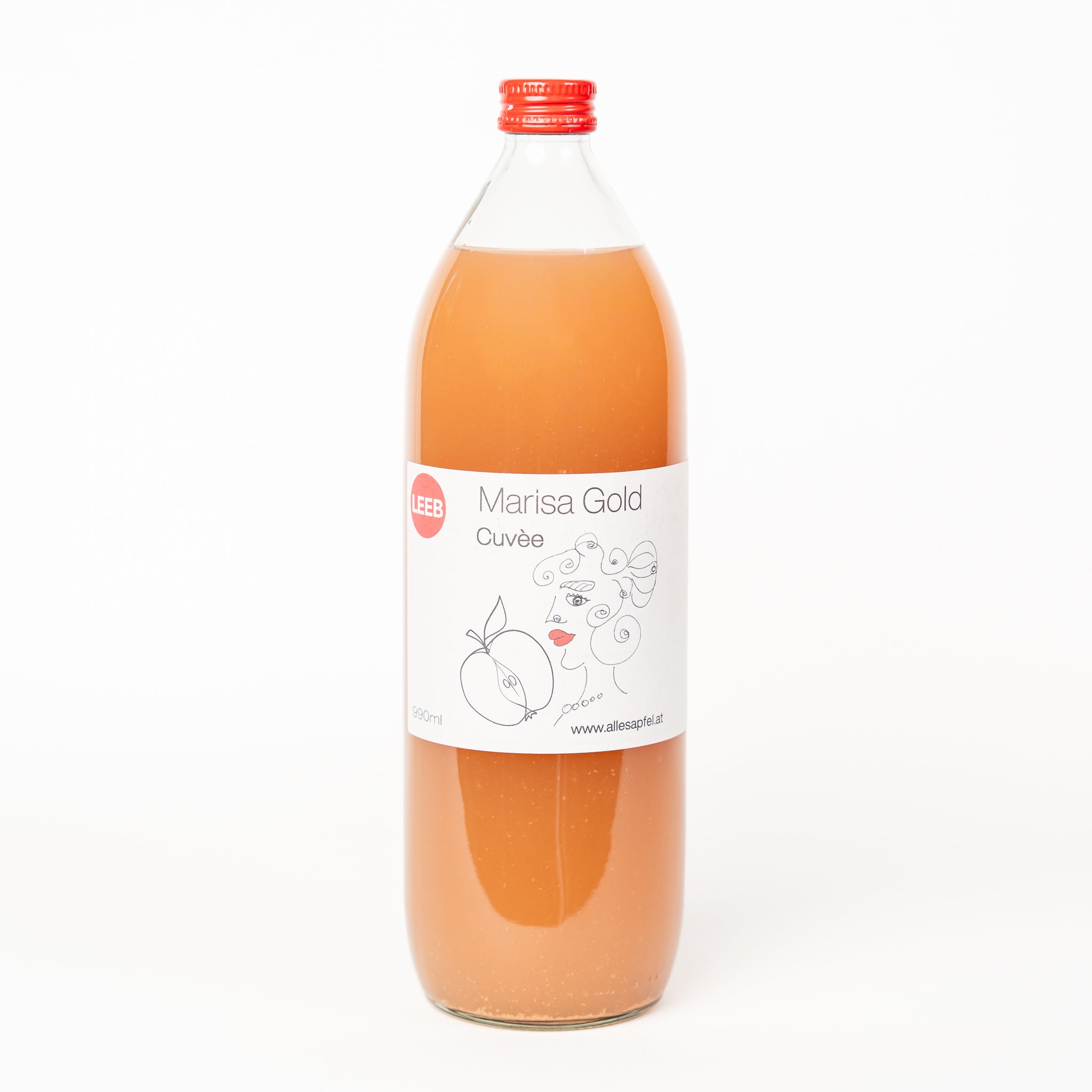 Apfelsaft naturtrüb Cuvée Marisa Gold 1l
