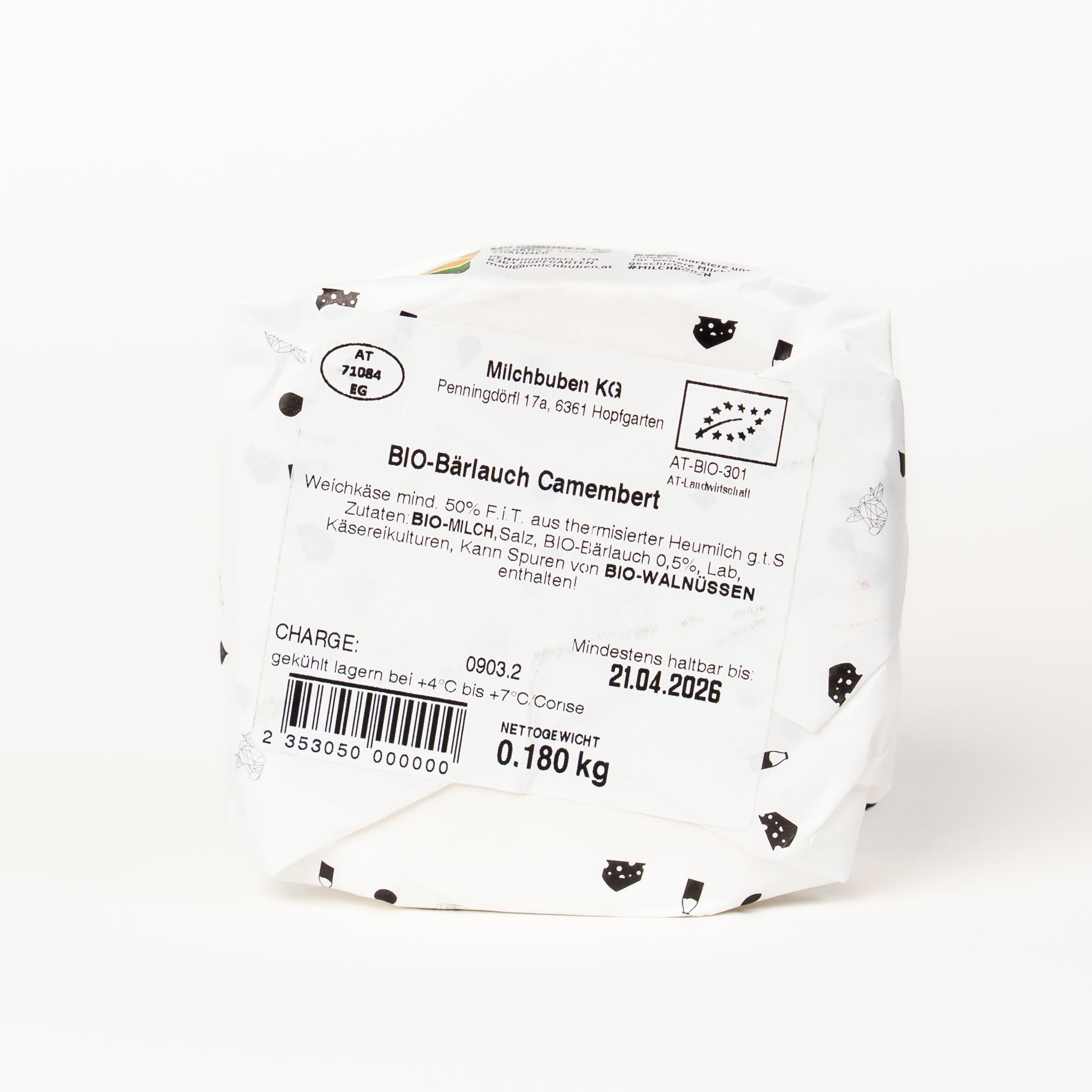 Bio Camembert Bärlauch
