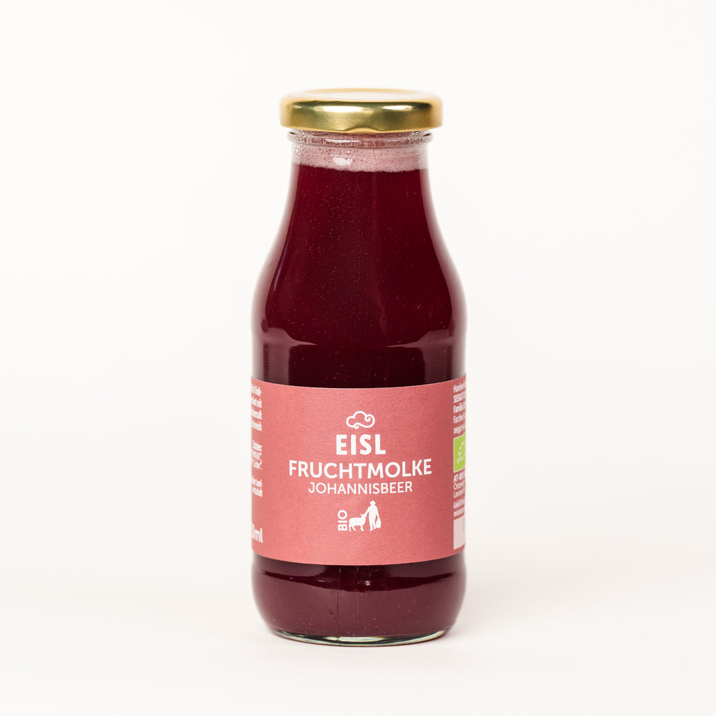 Bio-Schafmilch-Fruchtmolke Holunderblüten-Erdbeere