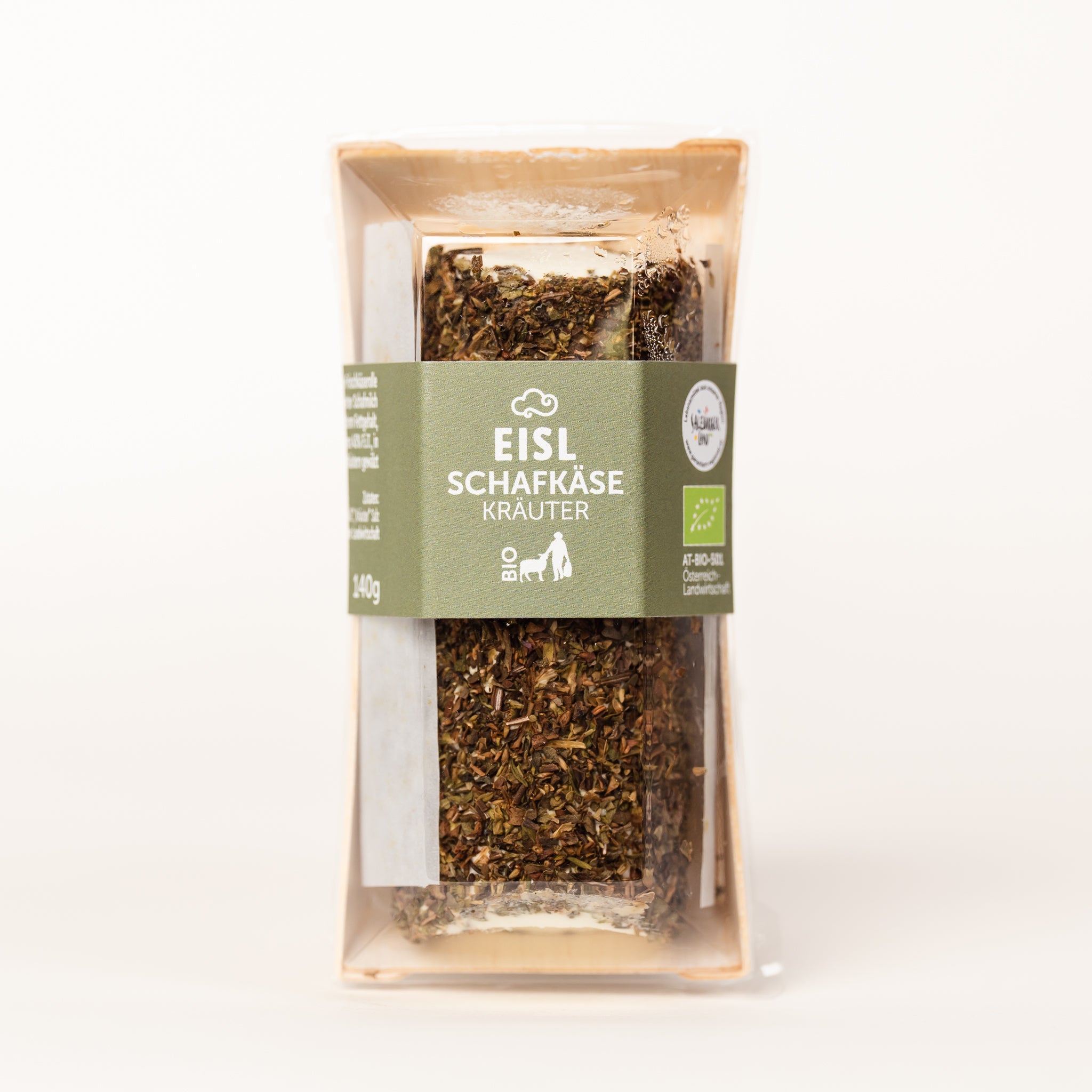 Bio-Schafkäserolle mit Gartenkräutern 140g