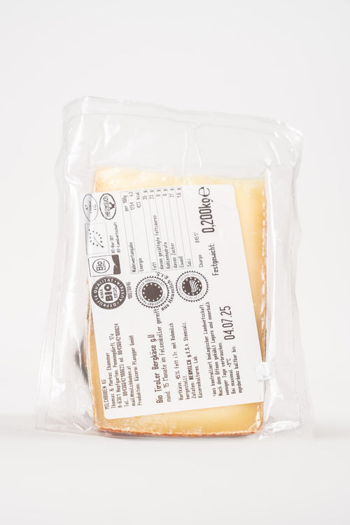 Bio Bergkäse 15 Monate gereift