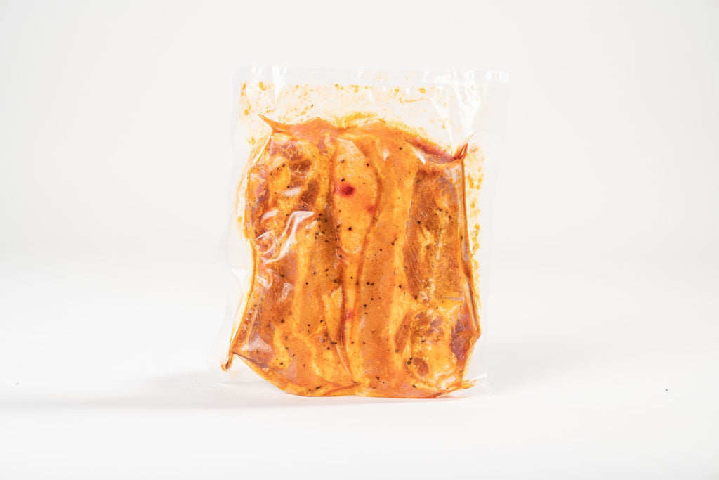 Schwein-Bauchfleisch gewürzt