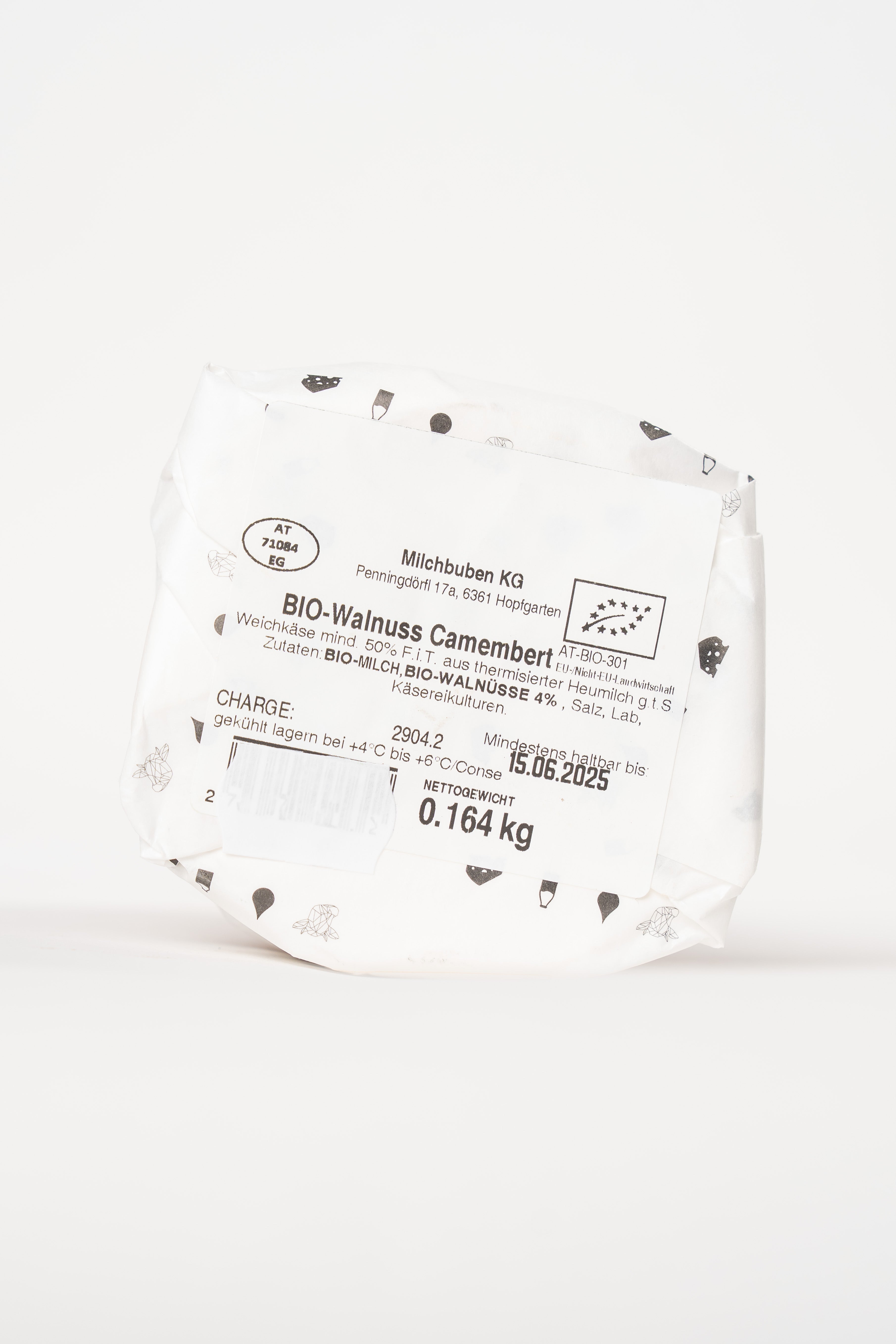 Bio Camembert Walnuss ca. - Milchbuben