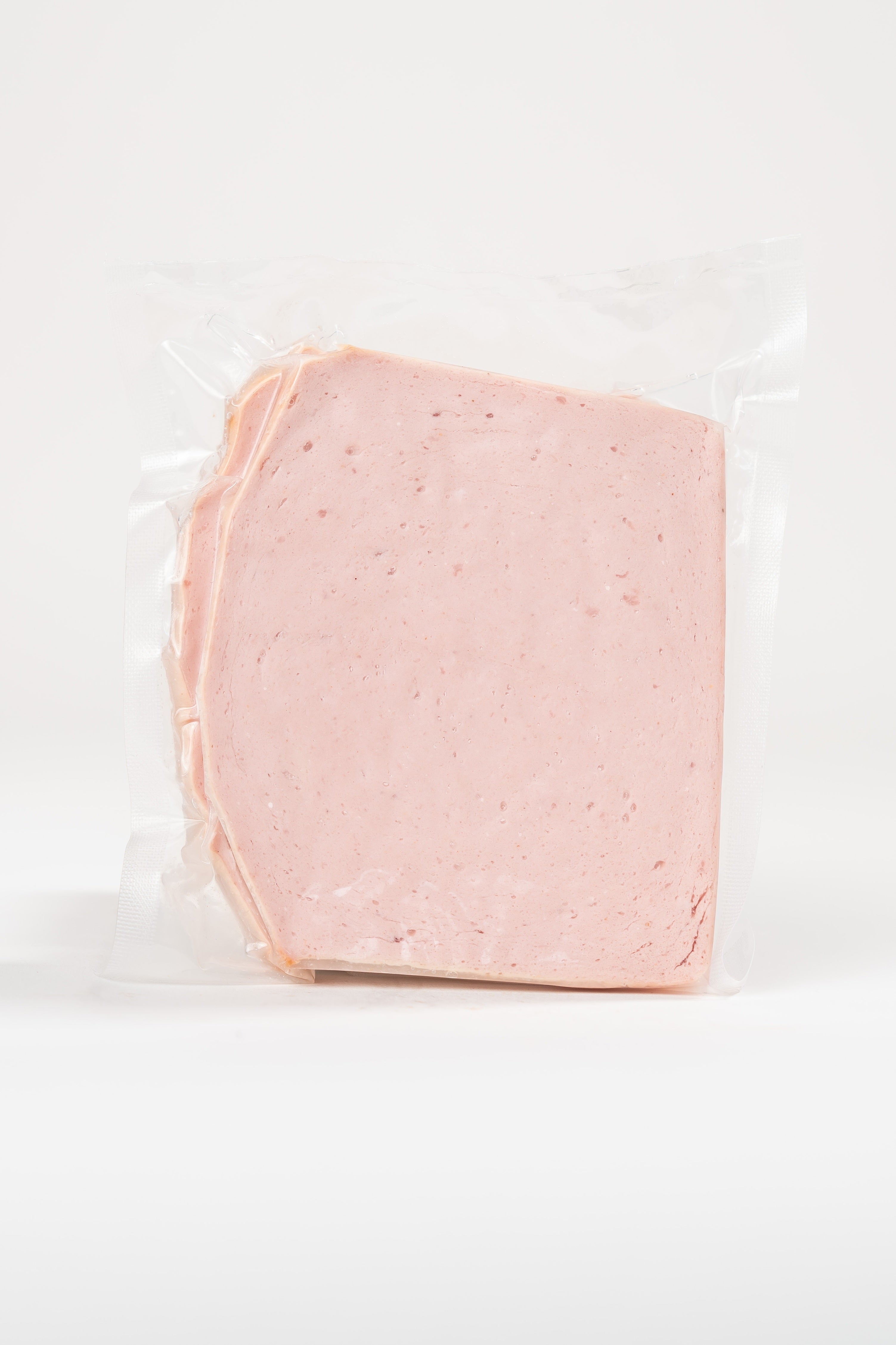 Leberkäse geschnitten