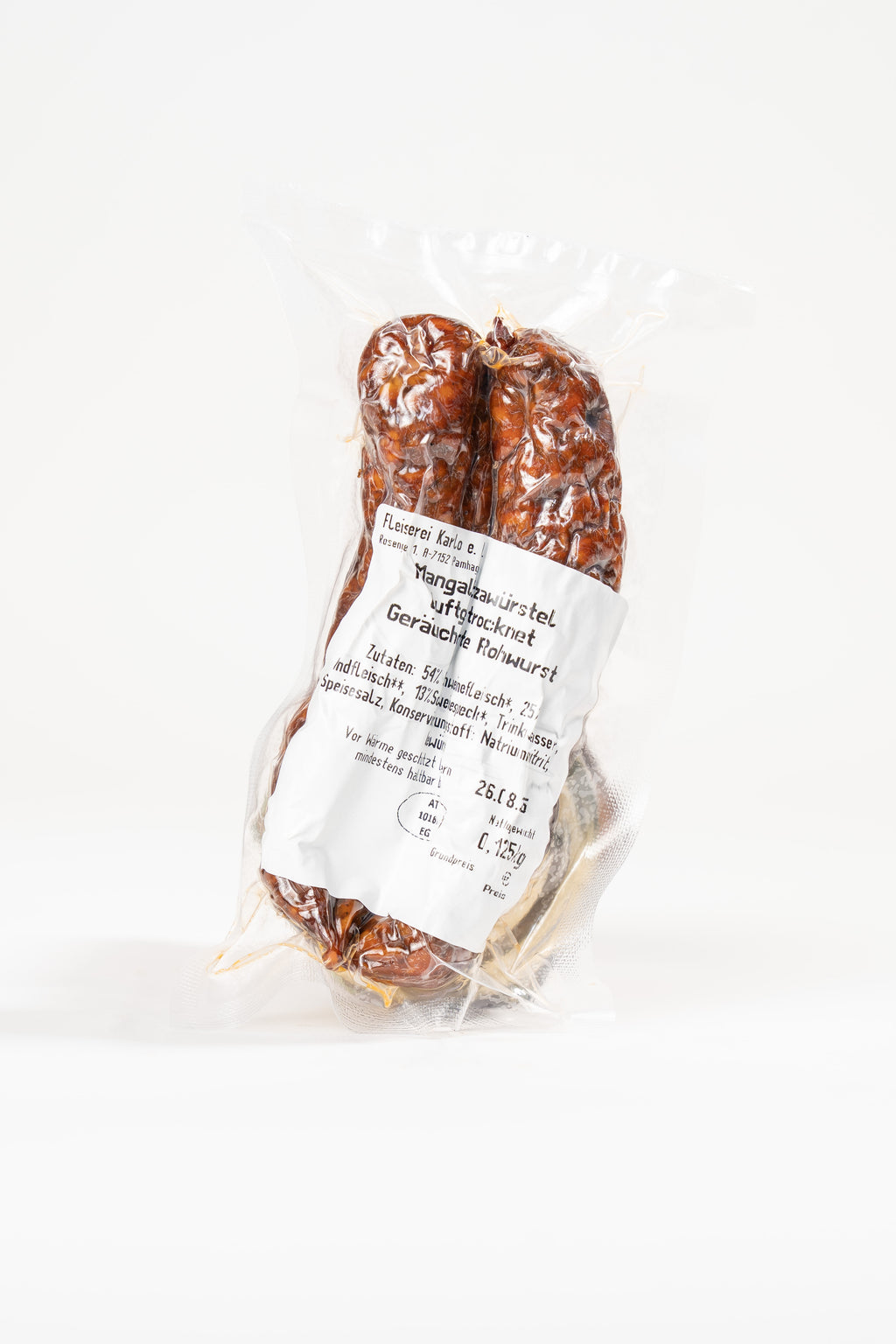 Mangalitza-Würstel luftgetrocknet