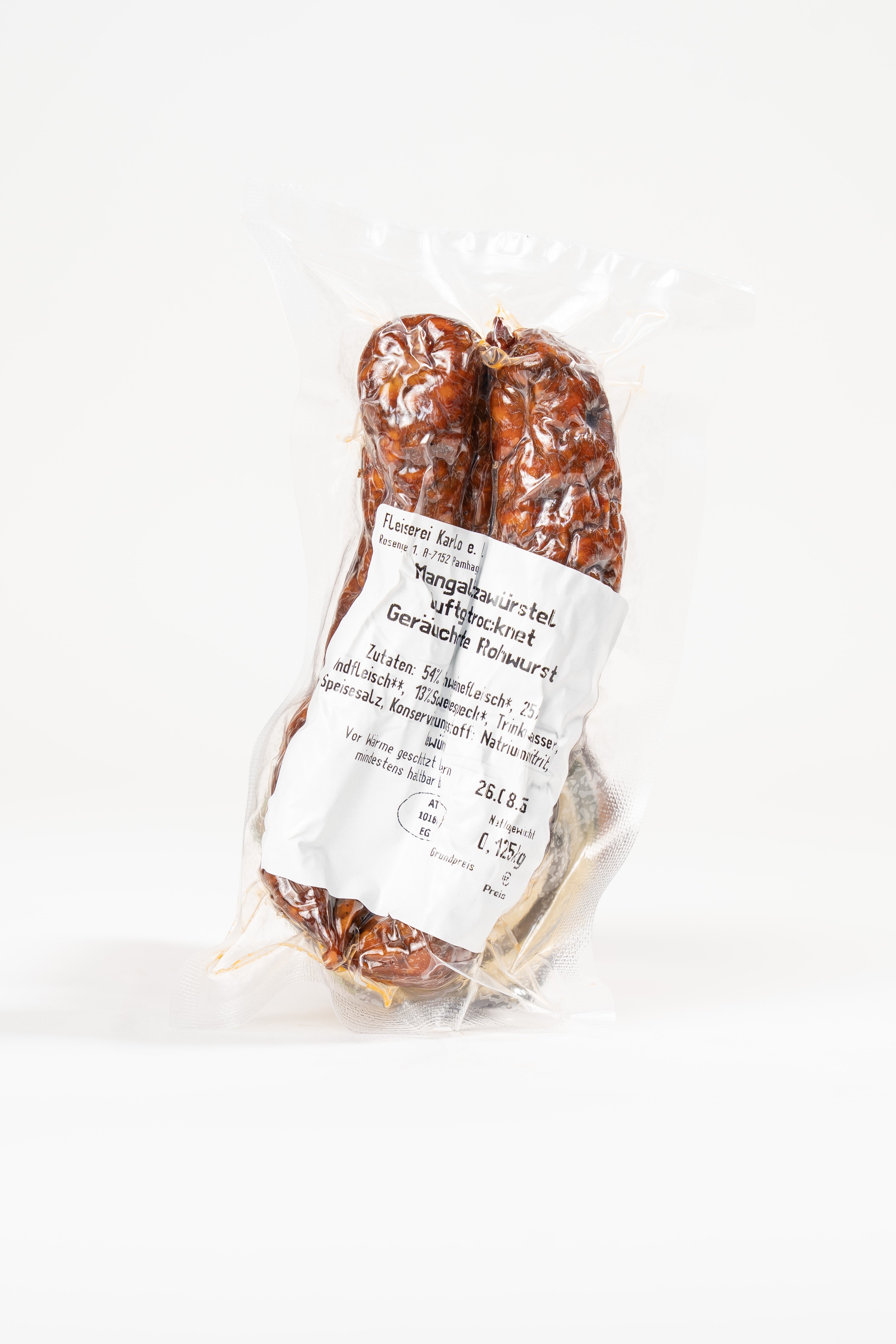 Mangalitza-Würstel luftgetrocknet