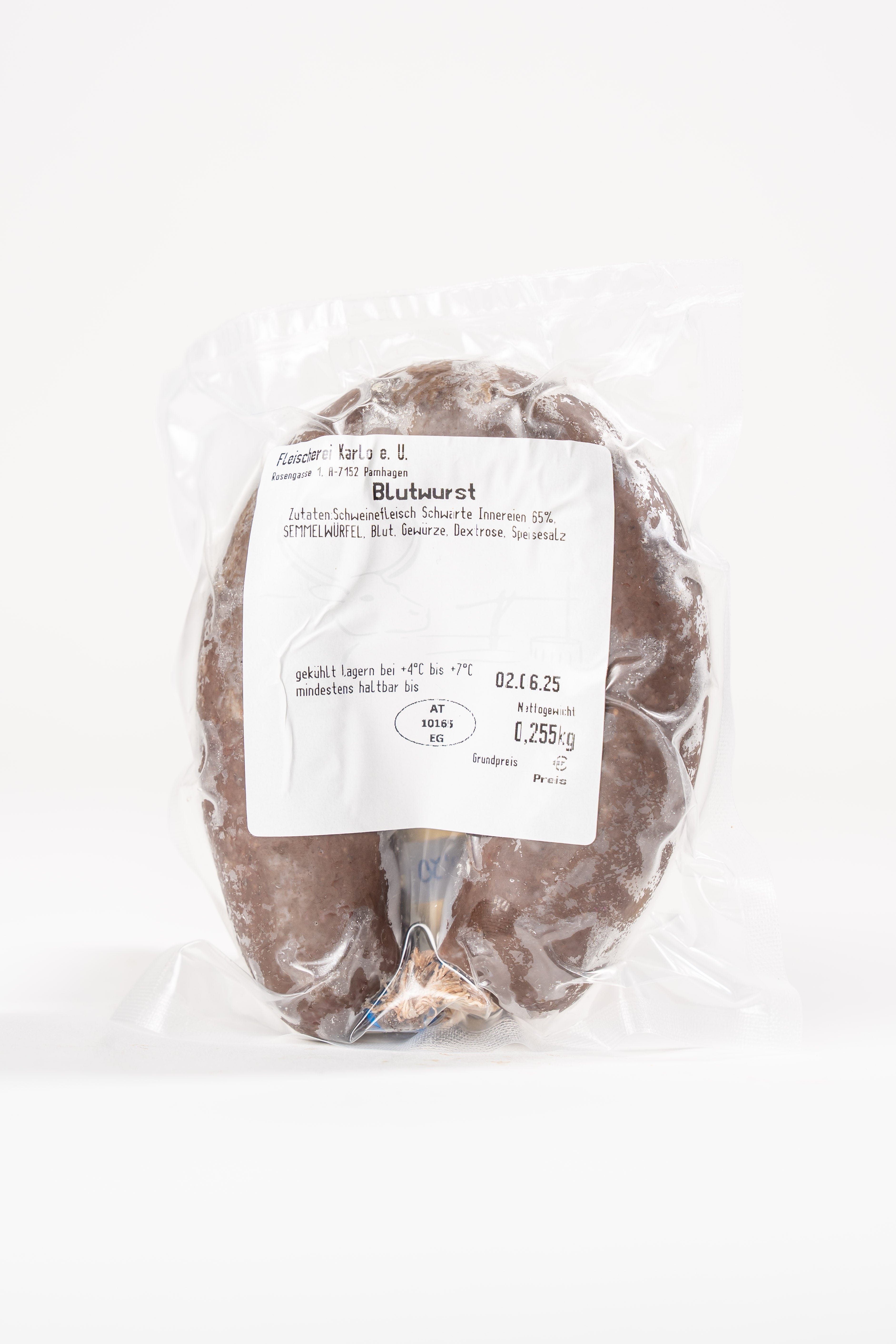 Blutwurst ca. - Fleischerei Karlo