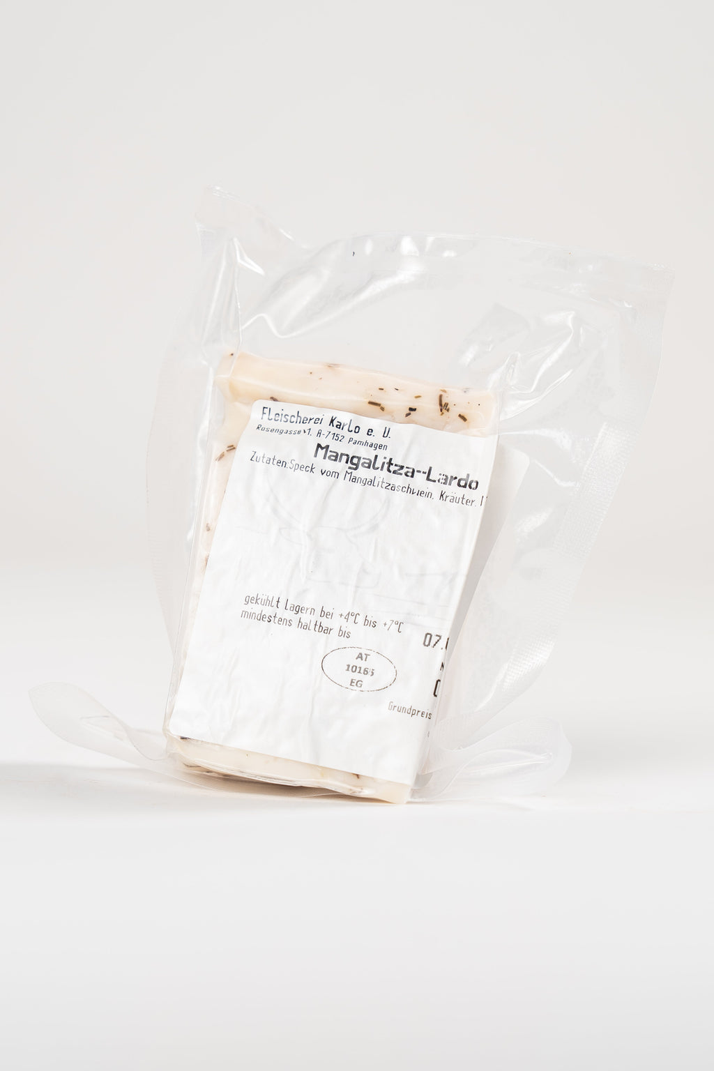 Mangalitza-Lardo ca - Fleischerei Karlo