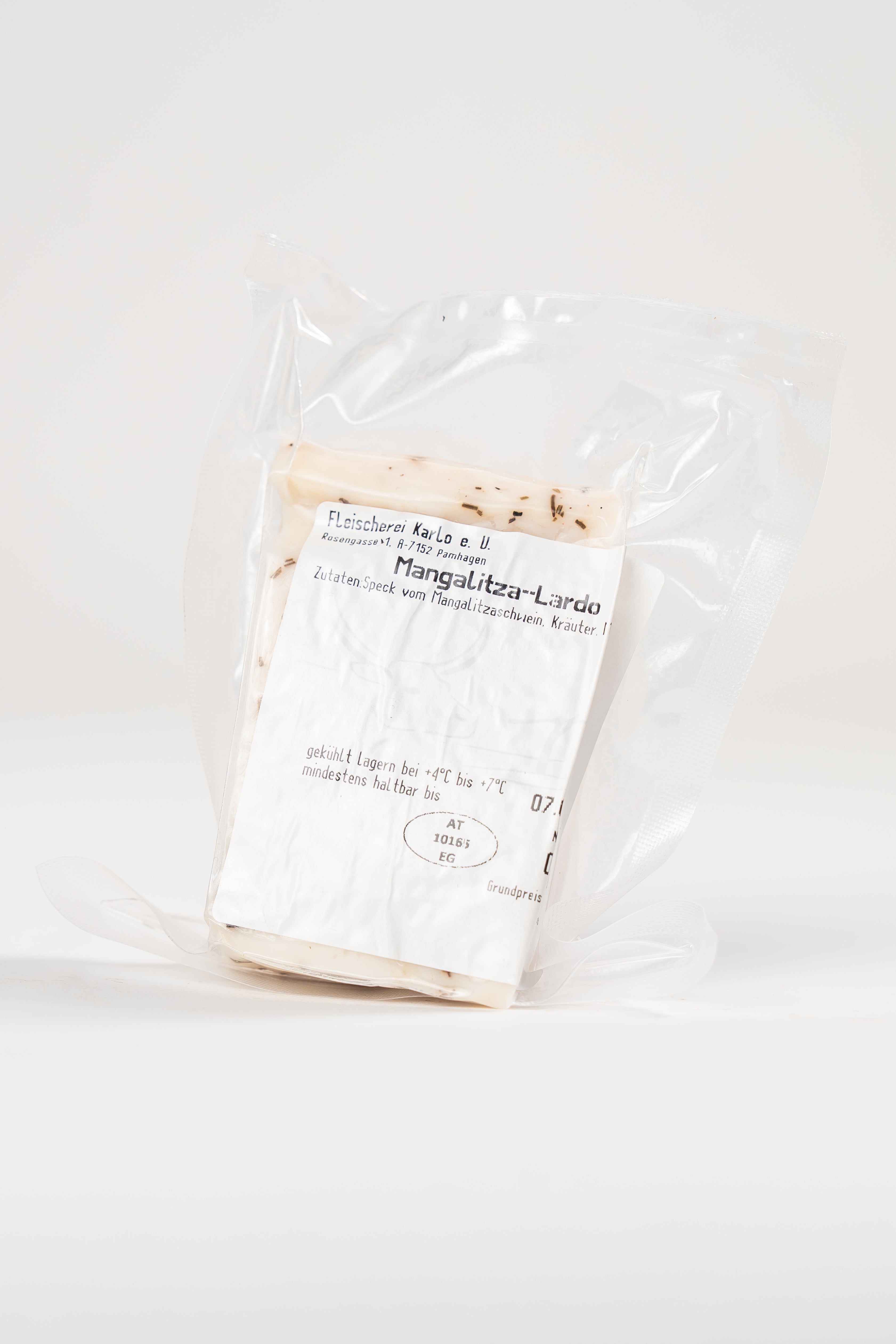 Mangalitza-Lardo ca - Fleischerei Karlo