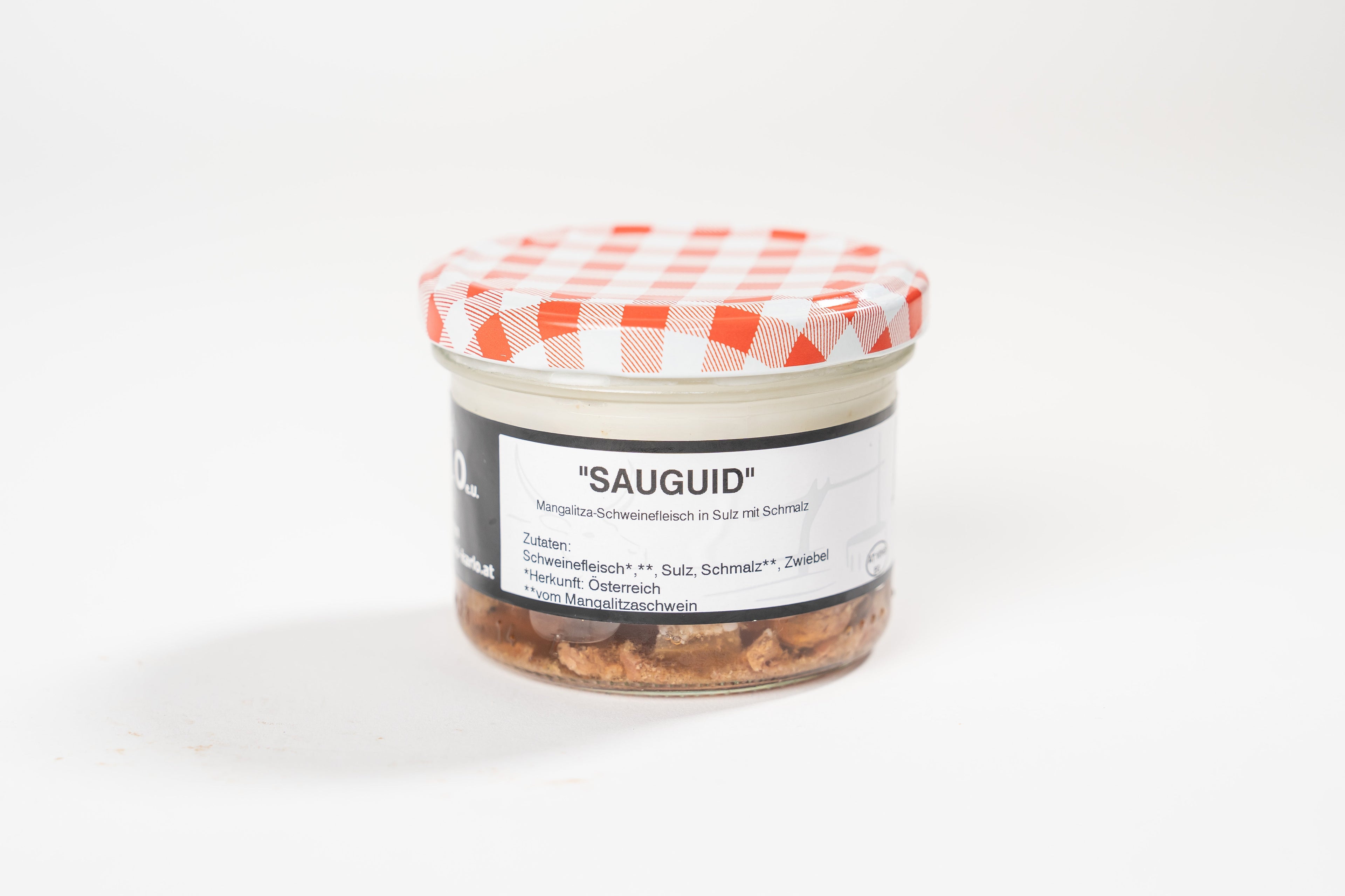 Mangalitza-Sauguid im Glas - Fleischerei Karlo