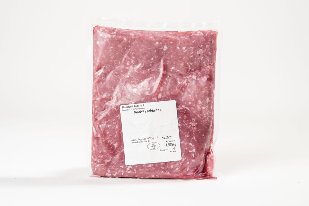 Rind-Faschiertes