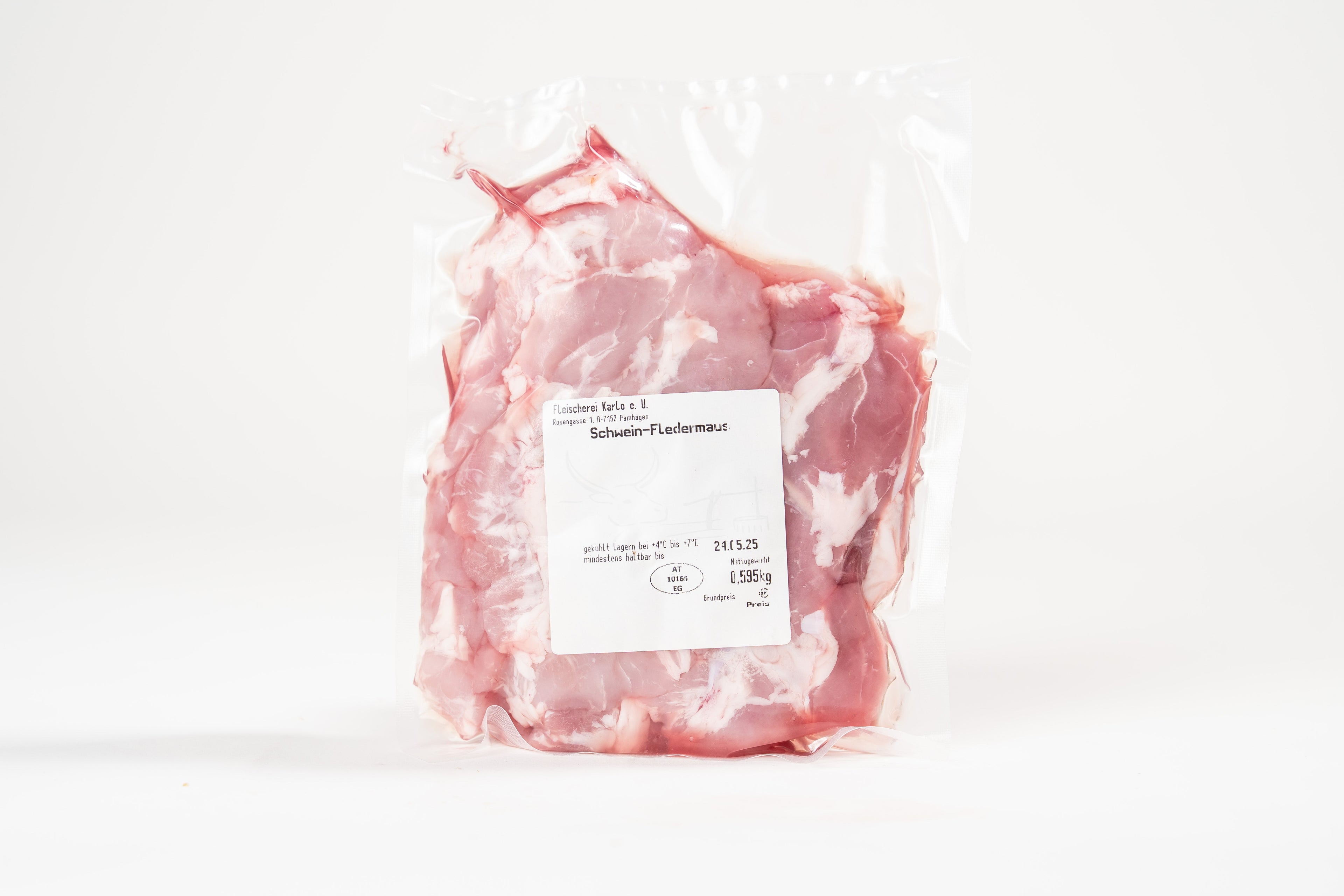 Schwein-Fledermaus gew. ca. - Fleischerei Karlo