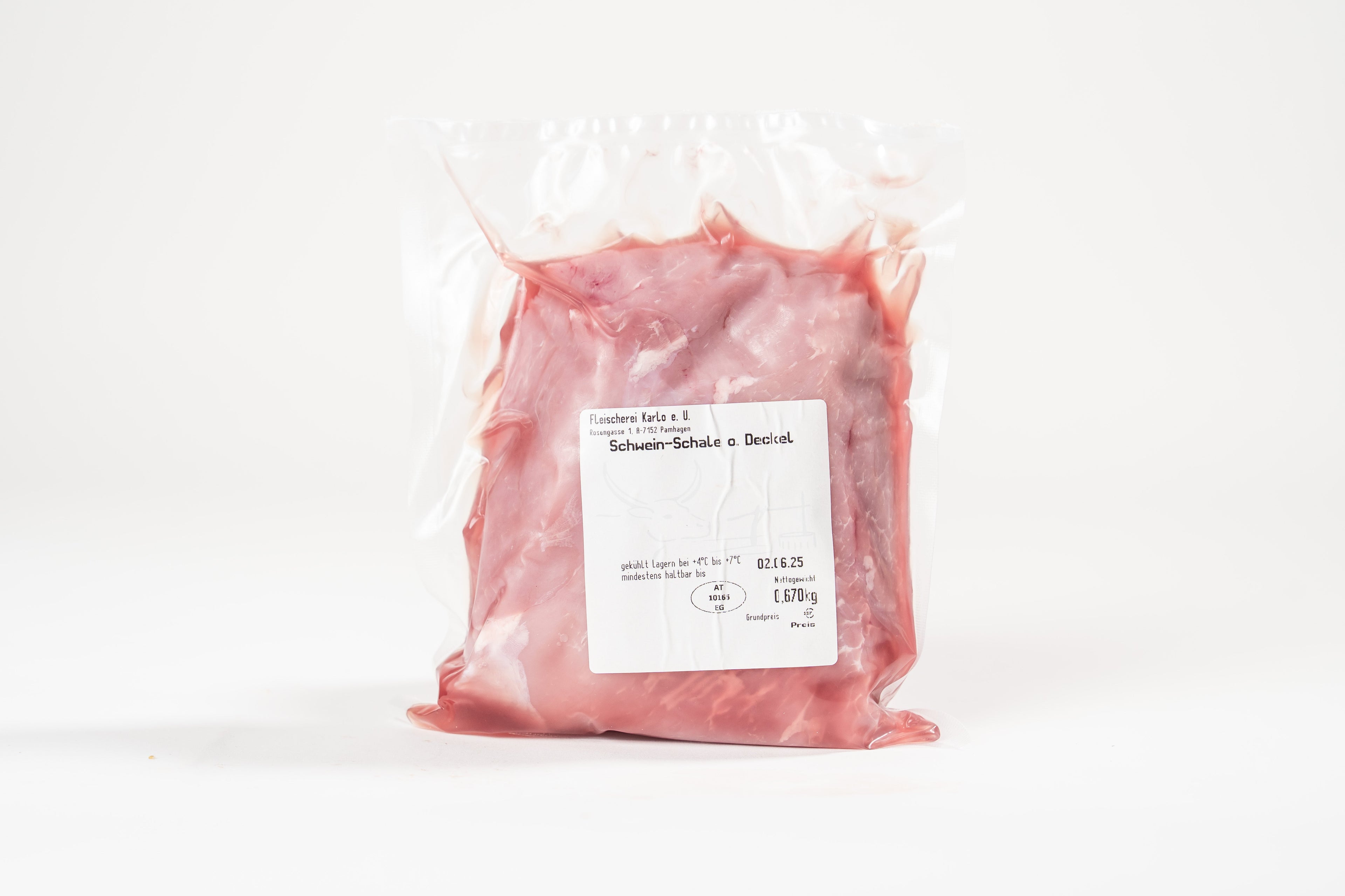 Schwein-Schale o. Deckel - Fleischerei Karlo