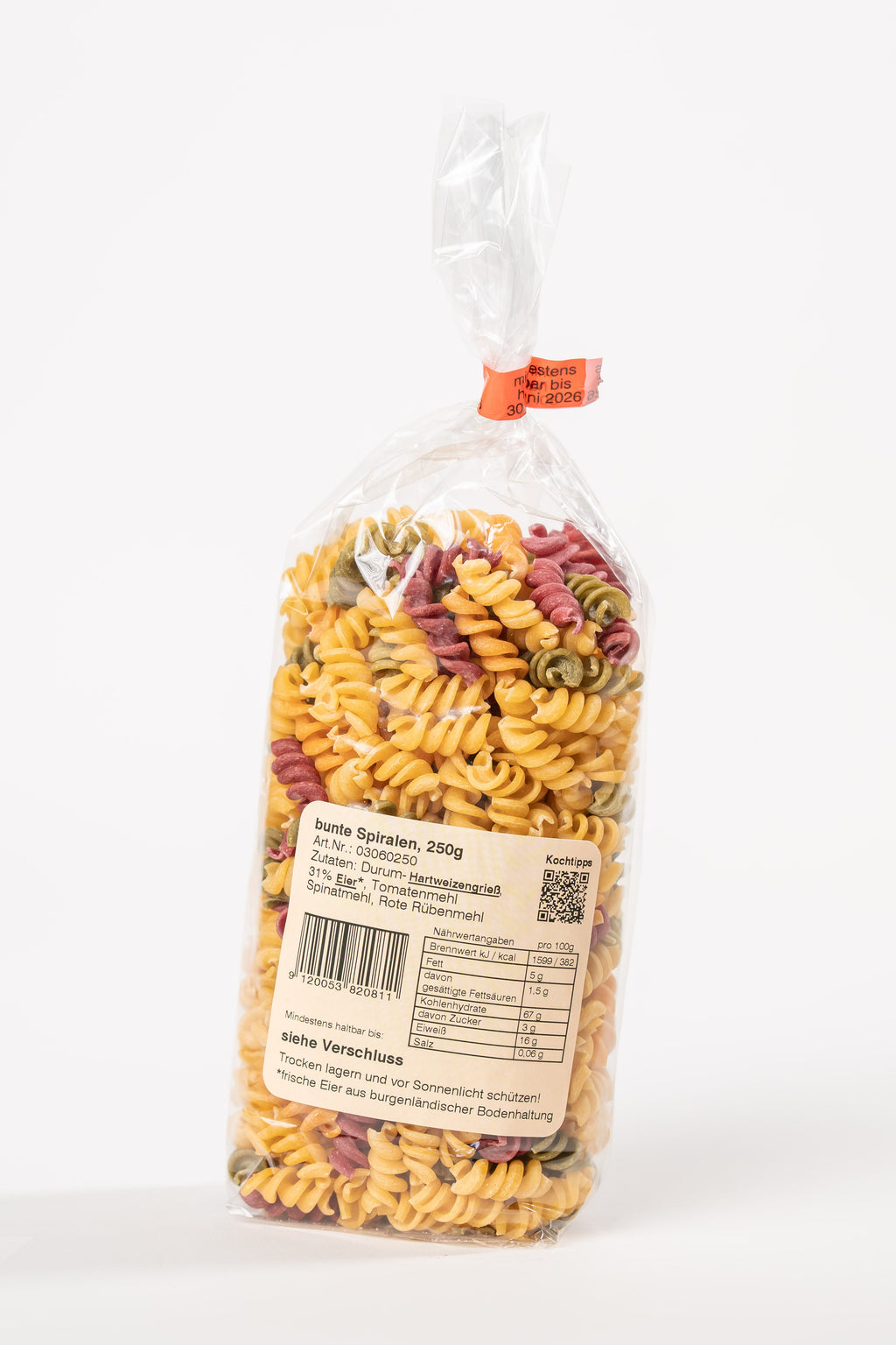 bunte Spiralen - Seewinkler Nudeln